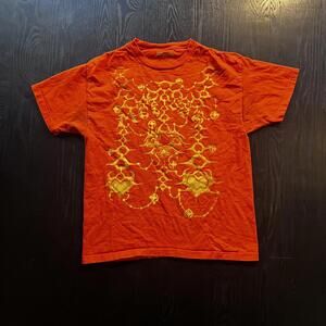 EC Melodi Tee Shirt Orange Yellow Cyber Heart